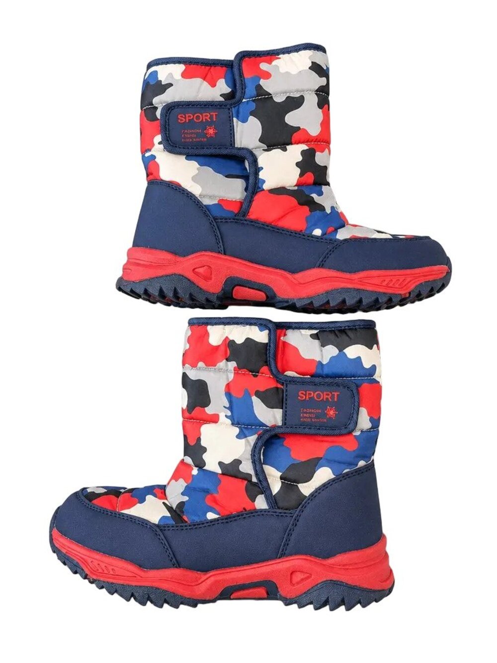 Boys Winter Fleece Warm Winter Snow Boots